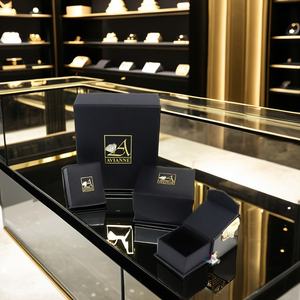 Crown Win Custom Eco-Friendly Rigid Gift Boxes 4C <b>Gold</b> <b>Foil</b> Embossing UV Coated Cardboard Matt Lamination Recyclable Sponge - Product Image 1