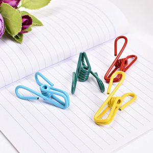 Clips de Metal Coloridos Multifuncionales para Ropa, Fotos, Toallas, Calcetines, Uso General, Color Aleatorio, Material de Hierro - Product Image 4