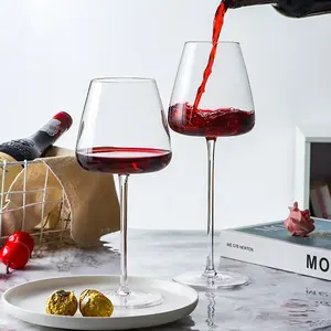 Op Maat Gemaakte Kristallen Beker Witte Rode Wijn Glas Luxe Wijnglazen Beker Set Van 6