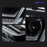 2 Faros Delanteros AKD para VW Amarok, Lentes de Proyector, 2010-2020, con Señal Animada, Accesorio Automotriz