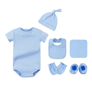 Bé mới sinh trẻ sơ sinh trẻ mới biết đi 8 miếng 100% cotton quần áo thiết lập