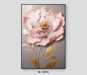 Tableau mural floral imprimé UV sur toile, encre écologique, <span class=keywords><strong>affiche</strong></span> style peinture à l'huile originale, base papier laminé, style moderne pour la maison - Product Image 2