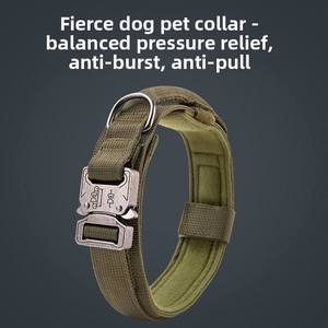 <span class=keywords><strong>Collare</strong></span> Tattico per Cani di Taglia Grande con Maniglia in Poliestere per Trazione all'Aperto - Product Image 3