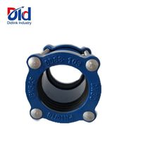 Prix d'usine pour PN10/16 fonte ductile Joint flexible universel large gamme adaptateur de bride d'accouplement DN50-DN1200