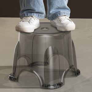 Mini tabouret de ménage petite <span class=keywords><strong>chaise</strong></span> <span class=keywords><strong>en</strong></span> <span class=keywords><strong>bois</strong></span> pour porter des chaussures tabouret bureau Mini tabouret pour repose-jambes repose-pieds - Product Image 5