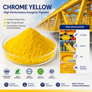 Chromate Pigment Yellow 34 CAS 1344-37-2 Medium Chrome Yellow for Plastic Rubber Paint - Product Image 1