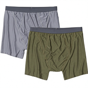 Exofficio ODM Paquete <span class=keywords><strong>de</strong></span> 2 Calzoncillos Boxer <span class=keywords><strong>de</strong></span> Viaje para Hombre, Transpirables, Duraderos, <span class=keywords><strong>de</strong></span> Fácil Cuidado, <span class=keywords><strong>de</strong></span> Nailon, Ropa Interior, Proveedor Mayorista - Product Image 1