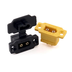 Conector Macho AMASS XT60BE-M de Alta Corriente, Enchufe Fijable para Montaje en Panel Frontal para Drones RC y Sistemas de Alimentación con Baterías LiPo - Product Image 2
