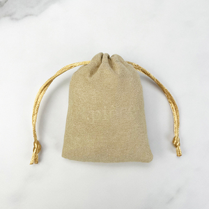 Bolsa y Caja de Embalaje para Joyería al por Mayor, con Logotipo Personalizado, para Regalo de Colgantes, con Bolsa de Joyería de Gamuza de un Solo Lado - Product Image 4