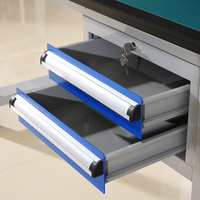 Table d'atelier modulaire en acier de haute qualité Boîtes d'établi de stockage de garage robustes personnalisables pour une utilisation en usine Support OEM