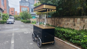 Etodevice Fully Equipped Foldable Shopping Cart with Wheels Mobile Hot Dog and Candy Cart with Grill for Food Trucks - Product Image 4