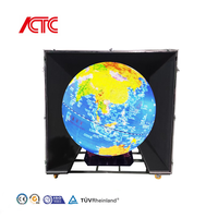 Pantalla LED Esférica Creativa Personalizada de Fábrica, Pantalla LED de Bola a Todo Color con Estuche de Transporte para Publicidad en Interiores