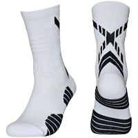 Chaussettes de basketball montantes pour hommes Elite, doublure en tissu éponge tricoté, coton épaissi, confortables pour l'automne, entraînement, football, sports