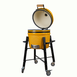 Auplex 15 "Portable Kamado BBQ Grill Premium Fumoir en céramique avec granulés <span class=keywords><strong>de</strong></span> bois et accessoires <span class=keywords><strong>de</strong></span> charbon <span class=keywords><strong>de</strong></span> bois <span class=keywords><strong>Four</strong></span> Tandyr <span class=keywords><strong>de</strong></span> petite taille - Product Image 2