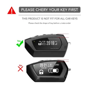 Étui de protection en silicone pour clé de voiture avec alarme à distance pour Pandora DXL4950 DX-90 D010 DX 90 <span class=keywords><strong>91</strong></span> 6X 9X 90B 90BT 90L 42 <span class=keywords><strong>Moto</strong></span> Russie 2 voies LCD - Product Image 2