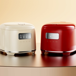 Elegant <b>Multi</b> <b>Cooker</b> 3L Rice With Convenient Carry Handle Portable Food Boiler for Family Modern Touch Interface LED Displ - Product Image 4