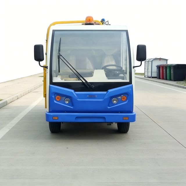 Delivery Controlled Electric Side Loader Provides EPS Steering and Enclosed Hopper Ensuring No Garbage Spillage in Urban Areas vehicle