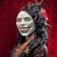Effrayant Souriant Démons Halloween Horreur Masque Drôle Latex Masque Avec Led Eye Pour La Fête
