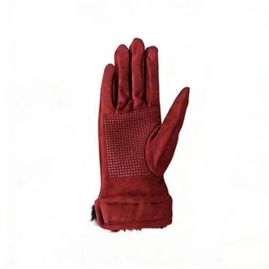 Guanti Lunghi con Touch Screen, Caldi e Foderati in Pelliccia Sintetica, Guanti Eleganti per Donna per Climi Freddi - Product Image 1