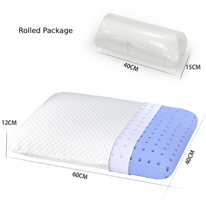 Oreiller en mousse à mémoire <span class=keywords><strong>de</strong></span> forme rectangulaire en forme <span class=keywords><strong>de</strong></span> pain avec soutien cervical <span class=keywords><strong>pour</strong></span> un sommeil confortable – OEM/ODM complet - Product Image 4
