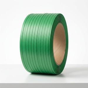 Sangle d'emballage en PET de qualité supérieure, conçue pour une maintenue sécurisée du chargement, ne s'étire pas ni ne se casse <span class=keywords><strong>sous</strong></span> une tension trop forte. - Product Image 1