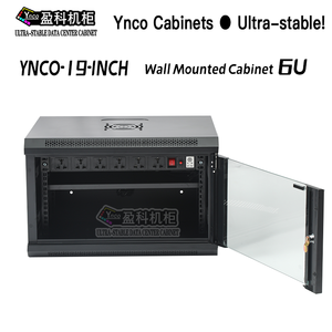 Trắng 19-inch treo tường thép Mạng tủ nhỏ điện thoại di động máy chủ Rack cho On-The-Go Mạng tiêu chuẩn 19 inch - Product Image 3