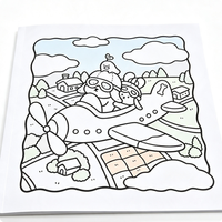 Livre de coloriage portable Cuties avec reliure thermique, 48 pages, pour soulager le stress, impression personnalisée disponible pour enfants