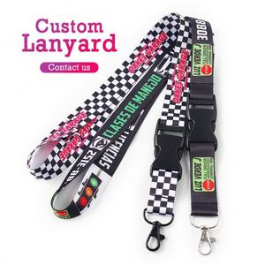 Wholesale Any Size <b>Lanyard</b> Keychain With Logo Neck Tool Free Sample <b>Polyester</b> Strap Printed for Sublimation Custom <b>Lanyards</b> - Product Image 5