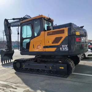 Excavatrice sur chenilles Hx135 de haute qualité, 13,5 tonnes, excavatrice hydraulique avec brise-roche - Product Image 6