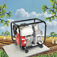 Pompe à eau agricole haute pression 7,5 CV avec moteur diesel/essence monophasé pour l'irrigation et pompe à essence 3 pouces