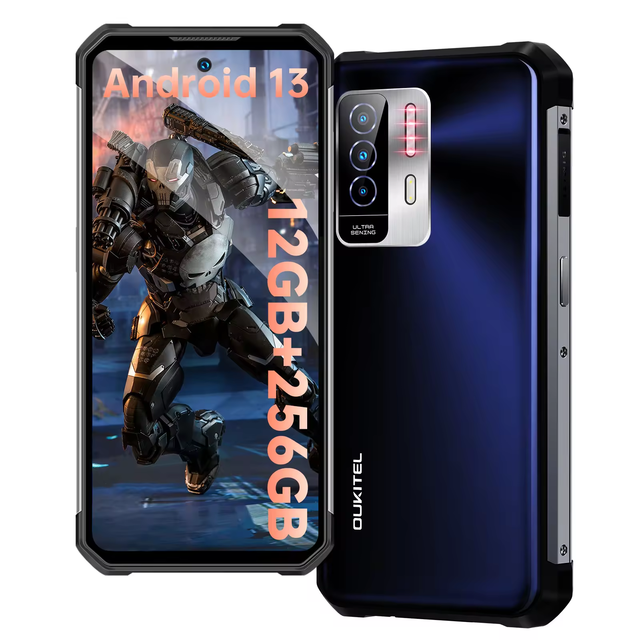 2024 Original Oukitel WP27 12GB+256GB 8500Ah Battery Android 13 Night Version Camera NFC Original Oukitel Mobile Phone