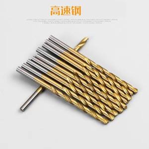 ชุดดอกสว่านเหล็กความเร็วสูง 1-3 มม. เคลือบไทเทเนียม ความยาวแบบเมตริก สำหรับเจาะไม้ โลหะ พลาสติก - Product Image 1