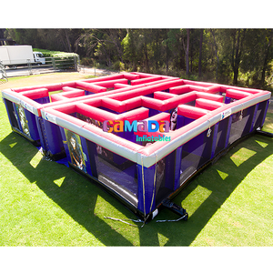 Todo negro al aire libre inflable Halloween laberinto inflable laberinto embrujado casa embrujada Parque inflable laberinto - Product Image 3