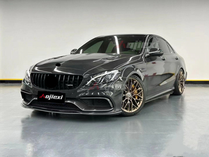 Gonna laterale in fibra di carbonio stile SD per Mercedes Benz <span class=keywords><strong>W205</strong></span> C classe C43 C63s AMG berlina 2015-2021 laterale Splitter Spoiler - Product Image 3