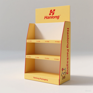 Tùy Chỉnh Mực Đậu Nành Tông Bàn Hiển Thị Đứng Cho Quảng Cáo Bán Lẻ Kệ Tháp Giấy Sóng Tầng Đứng Cho Thức Ăn Vật Nuôi - Product Image 2