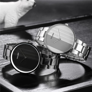 Reloj de Pulsera de Lujo con Logotipo Personalizado al por Mayor, Reloj de Cuarzo <span class=keywords><strong>Vado</strong></span> de Acero Inoxidable para Hombre - Product Image 3