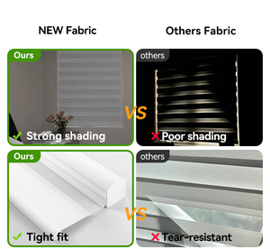 Stores occultants motorisés intelligents ZSTARR pour projets hôteliers, commande en gros, sur mesure, pour chambre à coucher <span class=keywords><strong>avec</strong></span> canaux - Product Image 3