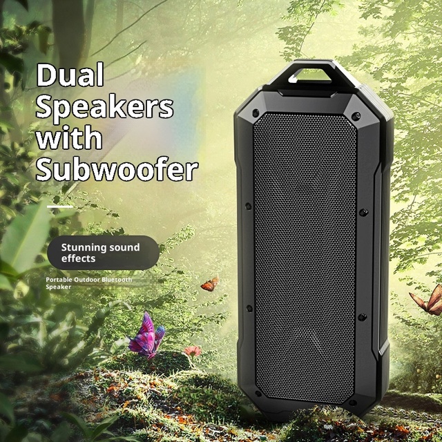 T15 for 5.0 10W IPX7 Waterproof Outdoor Portable Speaker RGB LED Party Ready Battery Powered 3-5 Hours Playtime 2.0