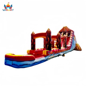 Lớn ly kỳ PVC dành cho người lớn núi lửa <span class=keywords><strong>Inflatable</strong></span> trượt nước <span class=keywords><strong>Inflatable</strong></span> hồ bơi trượt cho thuê - Product Image 1