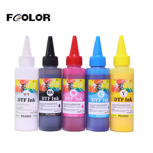 FCOLOR nueva tinta de pigmento DTF de 250ML para impresora de tinta blanca Epson i3200 XP600 L1800 P600 P800 DX5 - Product Image 1