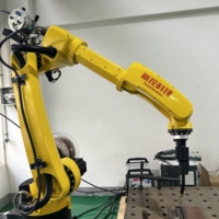 Robot 6 axes à vitesse rapide, 10 kg, 2010 mm, contrôlé par PLC, avec moteur à engrenages et servomoteur électrique pour soudage continu, meulage et polissage