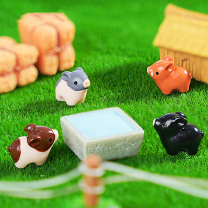 Miniaturas de Cerditos Coloridos, Adornos de Resina, Figuras de Animales, Adornos para Pasteles, Macetas, Decoración de Habitaciones - Product Image 3
