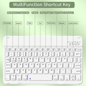 Clavier et étui pour iPad 11 pouces A16 11e génération 2025 et iPad 10e génération <span class=keywords><strong>2022</strong></span> 10,9 pouces avec clavier et coque magnétique détachable - Product Image 6