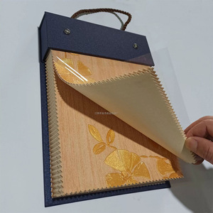 Livre d'échantillons personnalisé avec logo, <span class=keywords><strong>classeur</strong></span> professionnel pour échantillons de carrelage, bois et tissus de rideaux - Product Image 2