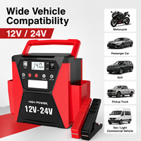 Alimentation de démarrage d'urgence pour camions 12V/24V double alimentation diesel/essence 6000A avec chargement USB pour camions agricoles et militaires