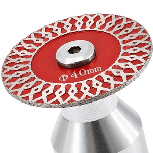 Lame de scie diamantée X Mesh Turbo Mini <span class=keywords><strong>pour</strong></span> gravure avec bride amovible M14 5/8''-11 <span class=keywords><strong>pour</strong></span> outils de marbre, granit et carrelage sur <span class=keywords><strong>meuleuse</strong></span> d'angle - Product Image 4