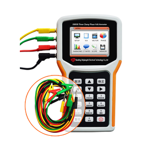 Analyseur de qualité de l'alimentation électrique, testeur de séquence de phase, compteur numérique à 3 pinces pour tension, courant et fréquence, voltmètre, ampèremètre - Product Image 1