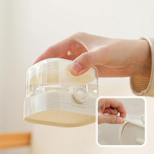 กล่องเก็บฟันปลอมพลาสติกมีรูระบายฟันโลโก้แบบกำหนดเอง - Product Image 2