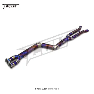 Tubo centrale per BMW X3M/X4M F97/F98 3.0T 2019-2023 tubo di scarico silenziatore per auto in titanio