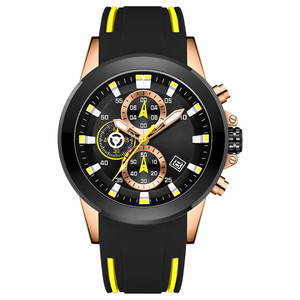 Montres de mode <span class=keywords><strong>2023</strong></span> montres de sport en silicone étanches montre-bracelet de luxe montre-bracelet pour homme - Product Image 3
